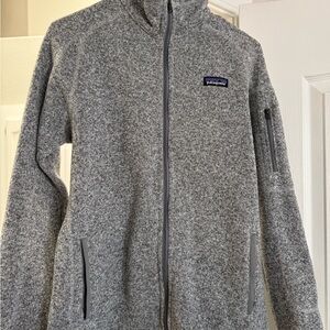 Patagonia Gray Utility Jacket with Standing Collar